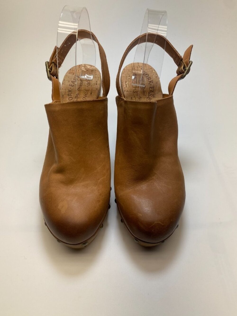 Kork-Ease Womens Brown Cork Leather Heel Sz 11m - Picture 2 of 9